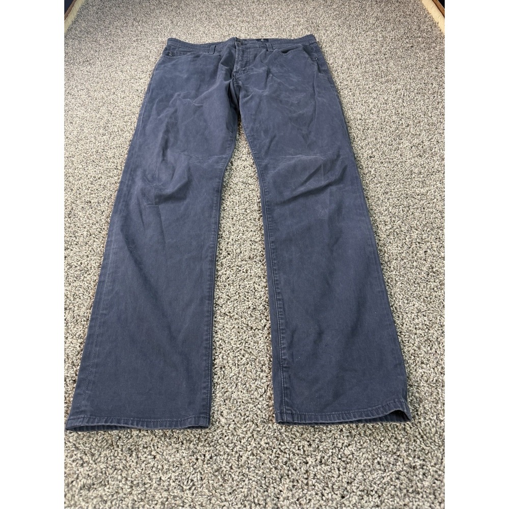 AG Adriano Goldschmied The Everett Slim Straight Pants Men's Size 36X34 Blue